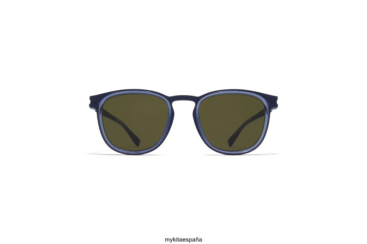 cantará montura: a62 índigo/océano profundo|lente: verde crudo sólido acetato MYKITA ERT23156