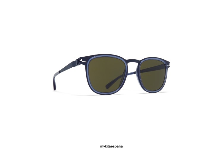 cantará montura: a62 índigo/océano profundo|lente: verde crudo sólido acetato MYKITA ERT23156