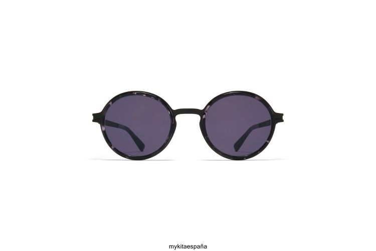 dayo montura: a50 negro/negro havana|lente: gris frío sólido acetato MYKITA ERT23184