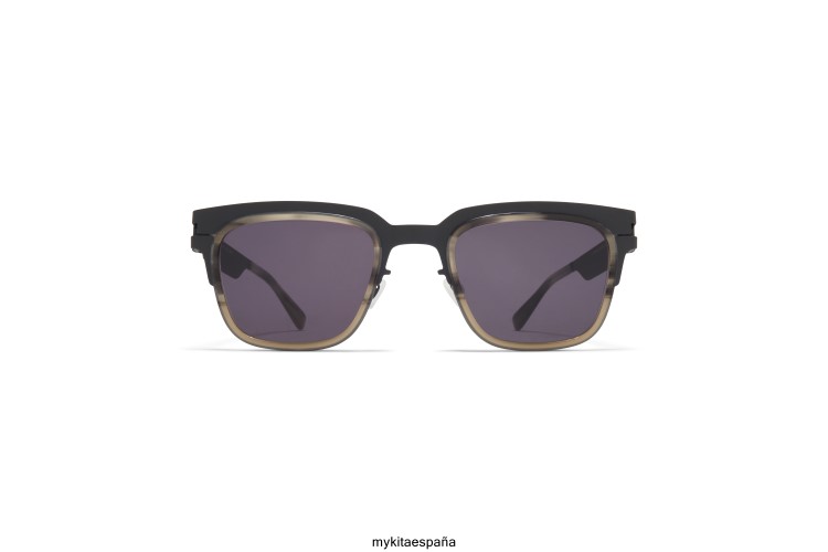 raimundo montura: a79 gris tormenta/gris rayado gr|lente: gris frío sólido acetato MYKITA ERT23162