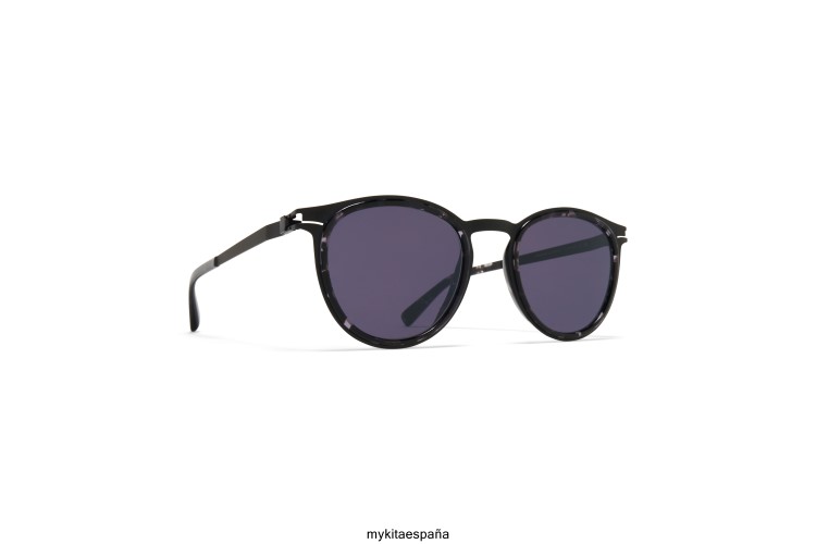 siwa montura: a50 negro/negro havana|lente: gris frío sólido acetato MYKITA ERT23235