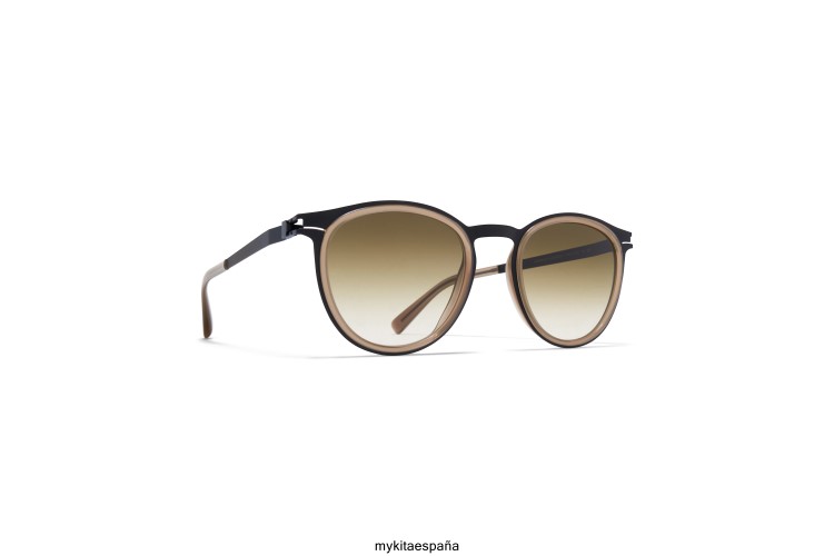 siwa montura: a70 negro/taupe|lente: marrón natural degradado acetato MYKITA ERT23234
