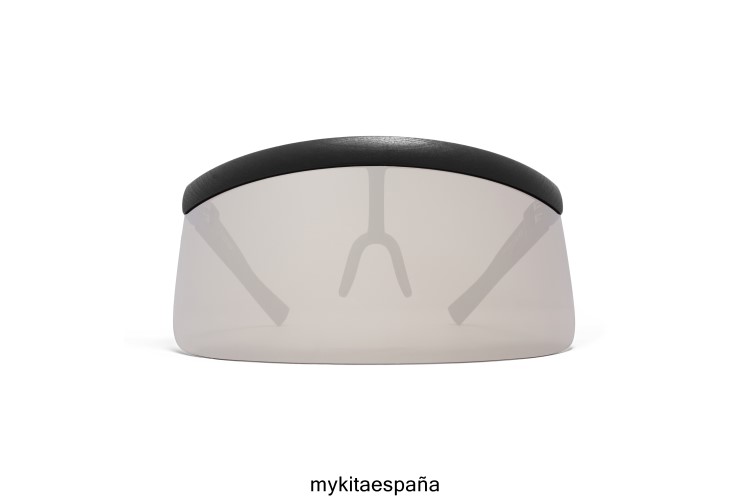 margarita montura: md1 negro azabache|lente: protector de flash plateado bernhard willhelm MYKITA ERT2385