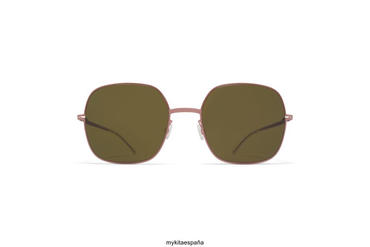 Magda montura: bronce morado/arcilla rosa|lente: crudo verde sólido décadas MYKITA ERT23109