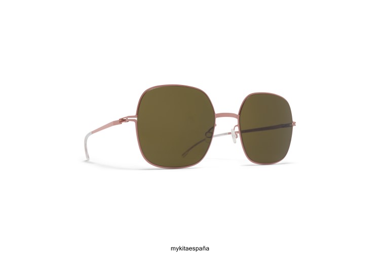 Magda montura: bronce morado/arcilla rosa|lente: crudo verde sólido décadas MYKITA ERT23109