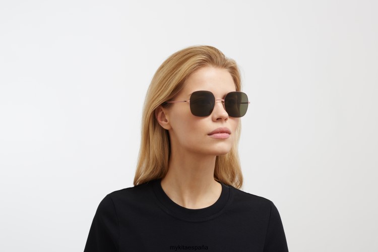Magda montura: bronce morado/arcilla rosa|lente: crudo verde sólido décadas MYKITA ERT23109