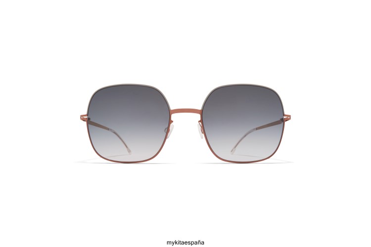 Magda montura: cobre brillante/gris piedra|lente: gris degradado décadas MYKITA ERT23111