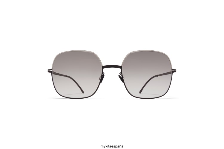 Magda montura: plata/negro|lente: original gris degradado décadas MYKITA ERT23108