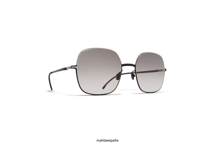 Magda montura: plata/negro|lente: original gris degradado décadas MYKITA ERT23108
