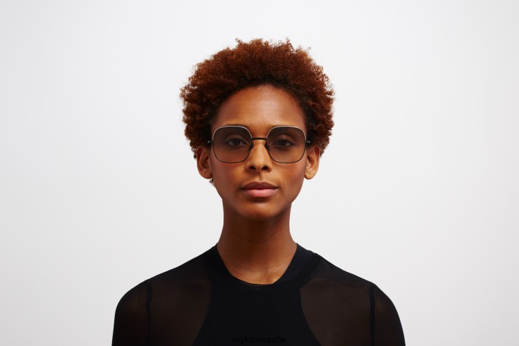 Magda montura: plata/negro|lente: original gris degradado décadas MYKITA ERT23108