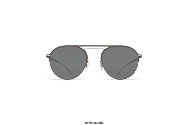duane montura: grafito brillante/gris topo|lente: negro espejo décadas MYKITA ERT2324