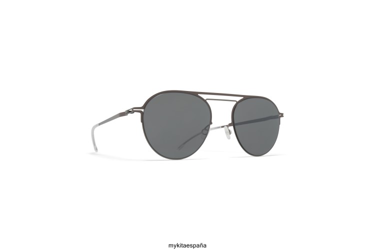 duane montura: grafito brillante/gris topo|lente: negro espejo décadas MYKITA ERT2324