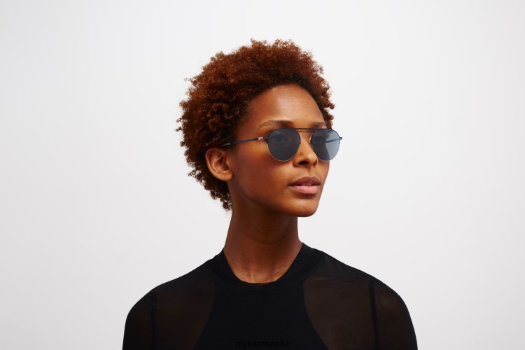 duane montura: plateado/azul marino|lente: plateado claro flash décadas MYKITA ERT2322