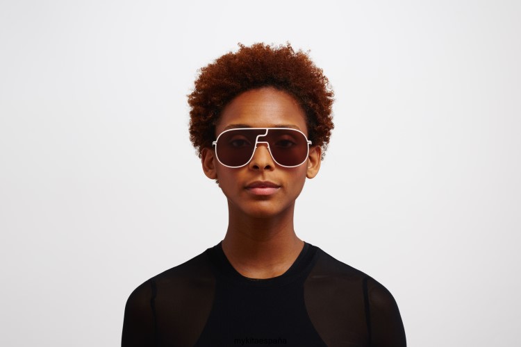 estudio12.1 montura: aurore|lente: rosa madera marrón estudio MYKITA ERT2333