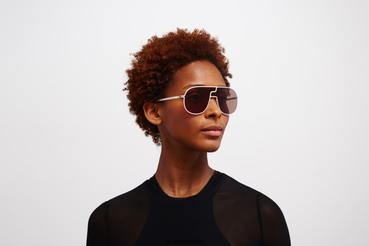 estudio12.1 montura: aurore|lente: rosa madera marrón estudio MYKITA ERT2333