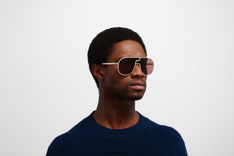 estudio12.1 montura: aurore|lente: rosa madera marrón estudio MYKITA ERT2333