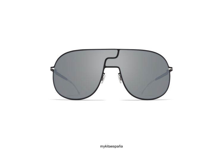 estudio12.1 montura: negro azabache|lente: plata flash estudio MYKITA ERT2331