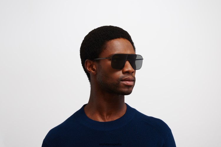 estudio12.2 montura: negro|lente: gris oscuro sólido estudio MYKITA ERT2339