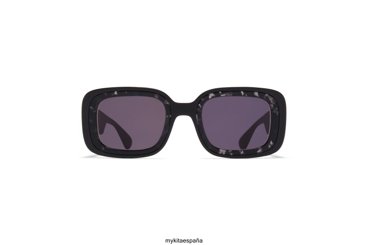 estudio13.1 montura: ma1 pitch black/black havana|lente: cool grey solid estudio MYKITA ERT23131