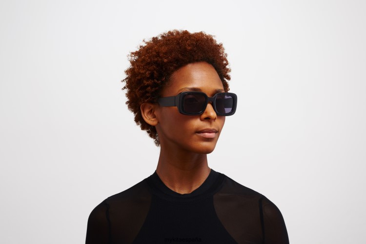 estudio13.1 montura: ma1 pitch black/black havana|lente: cool grey solid estudio MYKITA ERT23131