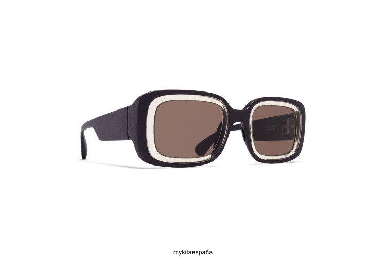 estudio13.1 montura: ma3 gris pizarra/champagne|lente: terra solid estudio MYKITA ERT23133