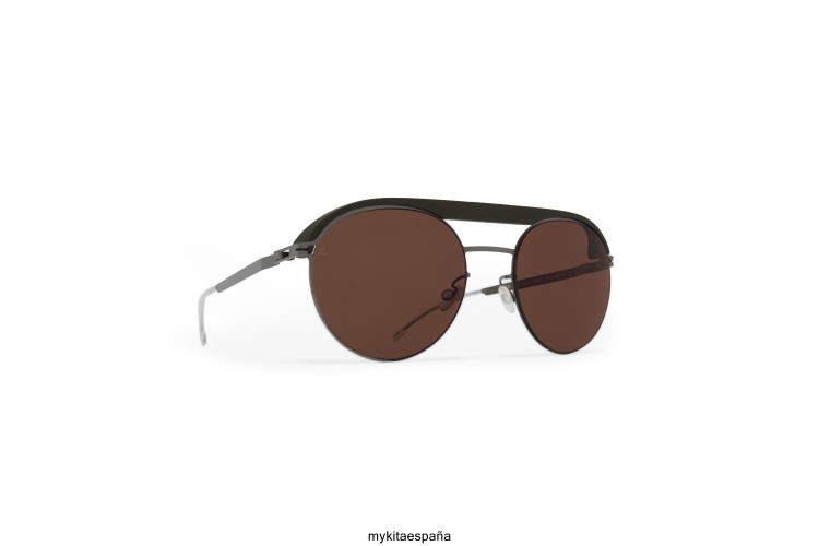 ml01 montura: mh51 verde safari/grafito|lente: marrón leica polarizada leica MYKITA ERT2360