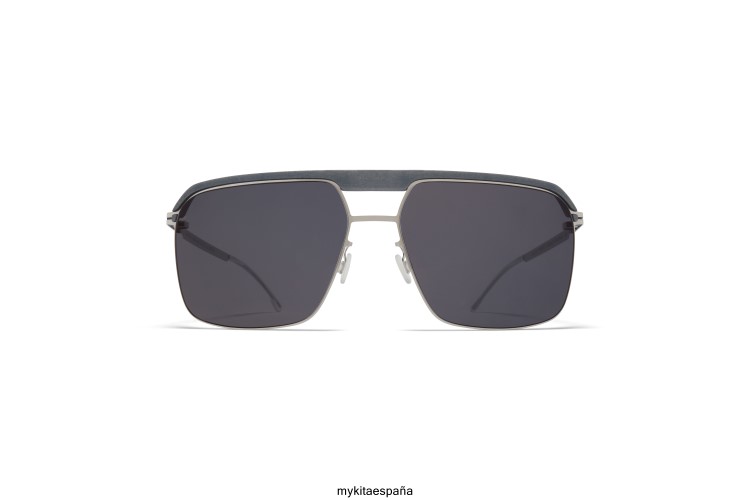 ml03 montura: mh53 gris ratón/plata brillante|lente: negro leica sólido leica MYKITA ERT2367