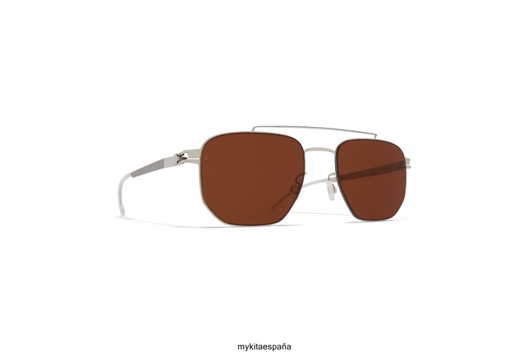 ml05 montura: plata brillante/gris titanio|lente: leica ámbar sólido leica MYKITA ERT2376