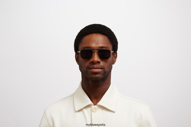 ml05 montura: plata mate|lente: leica g15 solid + bordes rojos leica MYKITA ERT2374