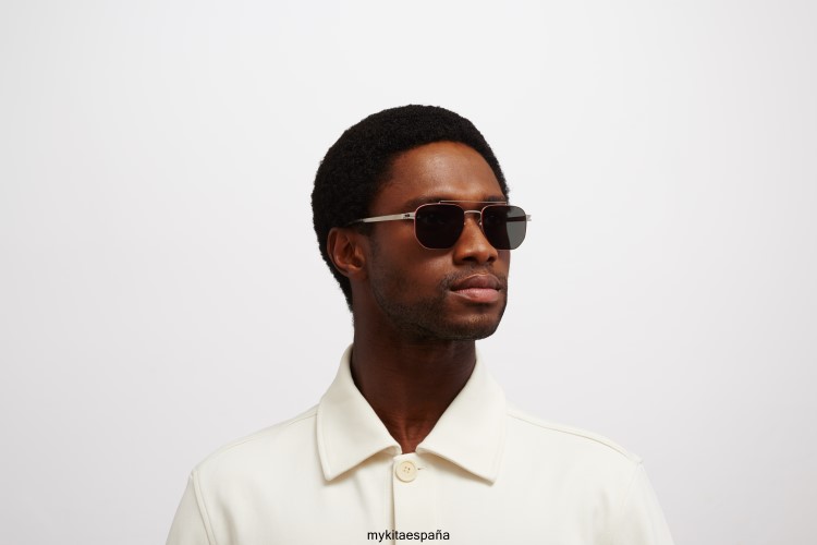 ml05 montura: plata mate|lente: leica g15 solid + bordes rojos leica MYKITA ERT2374