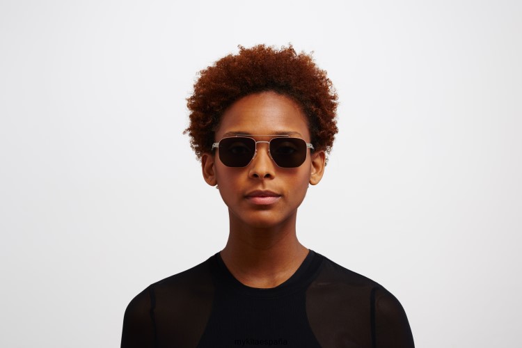 ml05 montura: plata mate|lente: leica g15 solid + bordes rojos leica MYKITA ERT2374