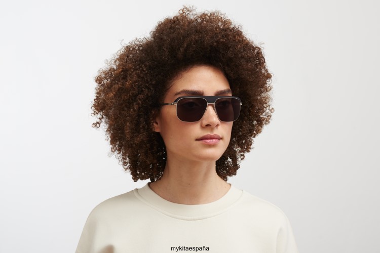 ml06 marco: mh49 negro azabache/plata mate|lente: leica g15 sólido leica MYKITA ERT2379