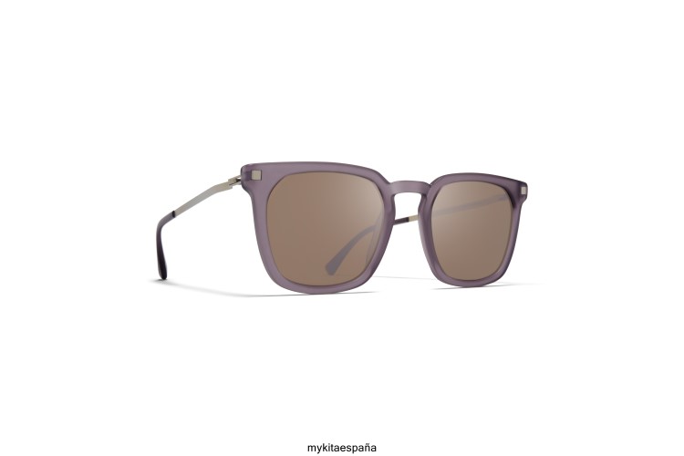 Borga montura: c100 humo mate/plata mate|lente: marrón polarizado pro hicon ligero MYKITA ERT23116