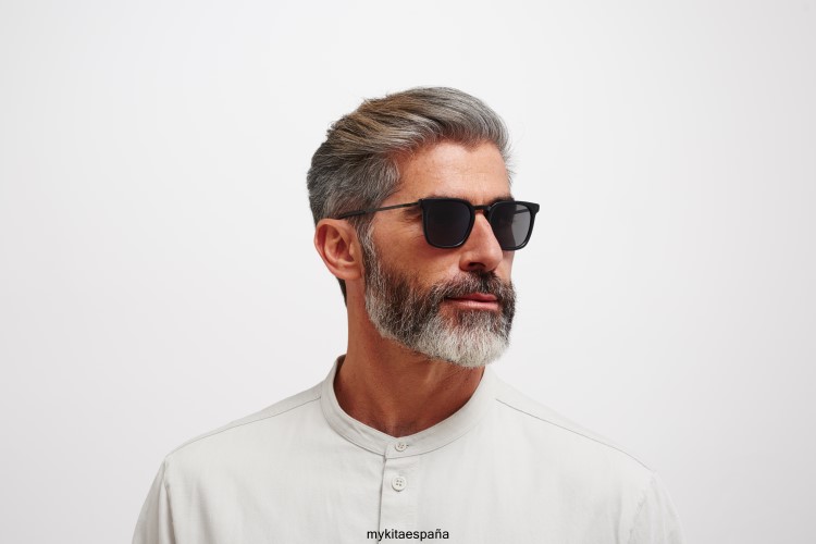 Borga montura: c98 negro mate/negro|lente: gris polarizado pro hi-con ligero MYKITA ERT23113