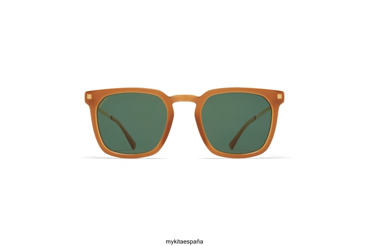 Borga montura: c99 marron marron oscuro/brillante go|lente: polarizada verde pro 15 ligero MYKITA ERT23115