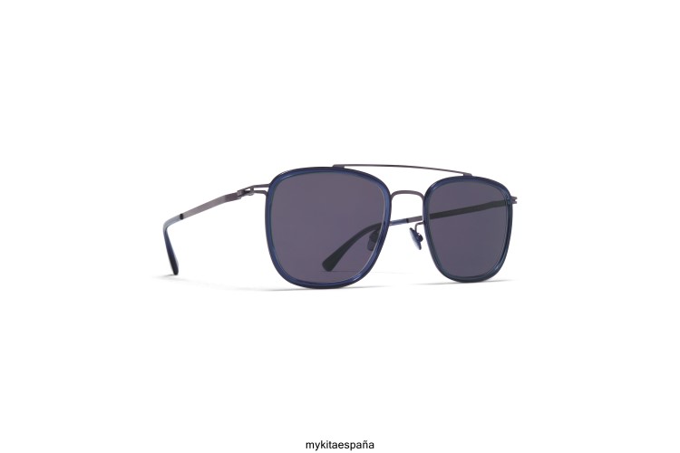 Jeppe montura: a66 mora/océano profundo|lente: gris frío sólido ligero MYKITA ERT2328