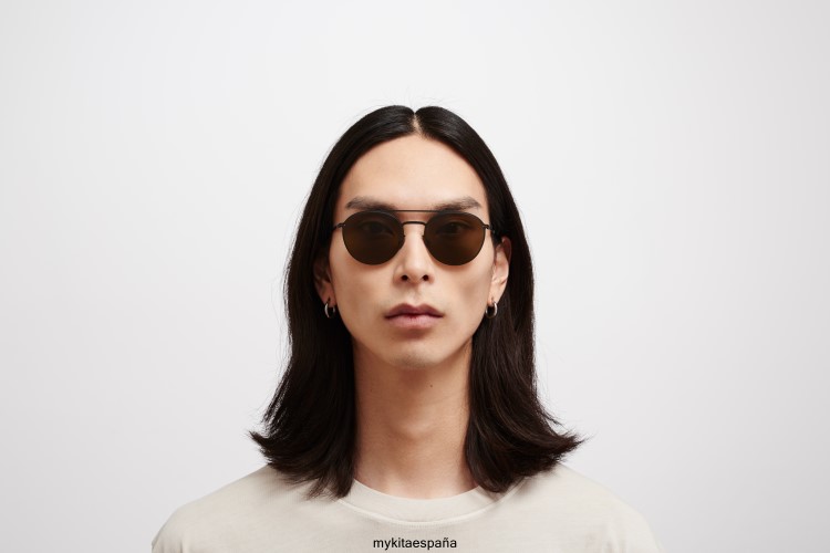 Julian montura: negro|lente: marrón crudo sólido ligero MYKITA ERT2330