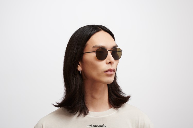 Julian montura: negro|lente: marrón crudo sólido ligero MYKITA ERT2330