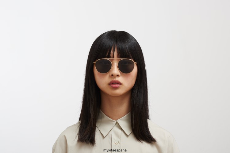Julian montura: oro champán|lente: gris oscuro sólido ligero MYKITA ERT2329