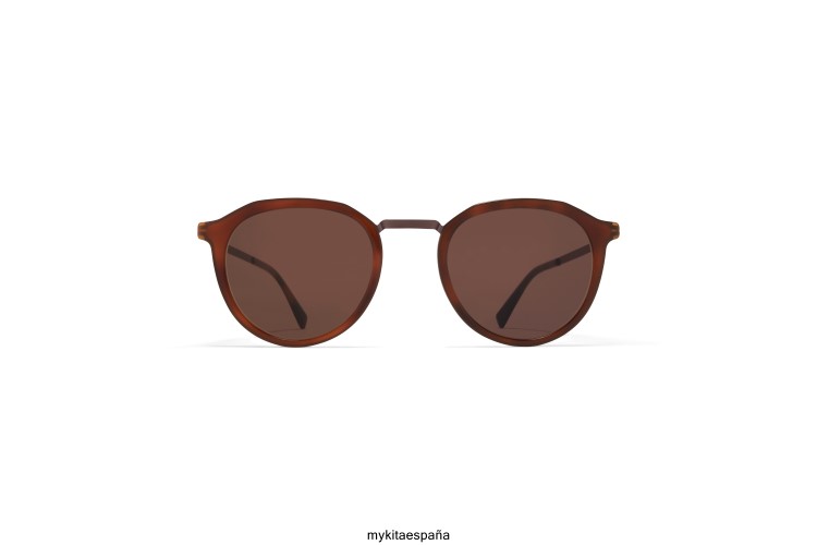 Paulson montura: a47 mocca/zanzibar|lente: marrón sólido ligero MYKITA ERT23214