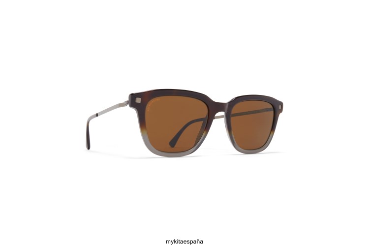encina montura: c9 santiago degradado/brillante|lente: pol. marrón ámbar profesional ligero MYKITA ERT23119