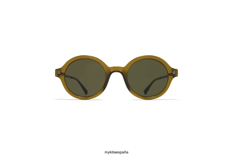 esbo montura: c114 peridot/grafito brillante|lente: crudo verde sólido ligero MYKITA ERT23179