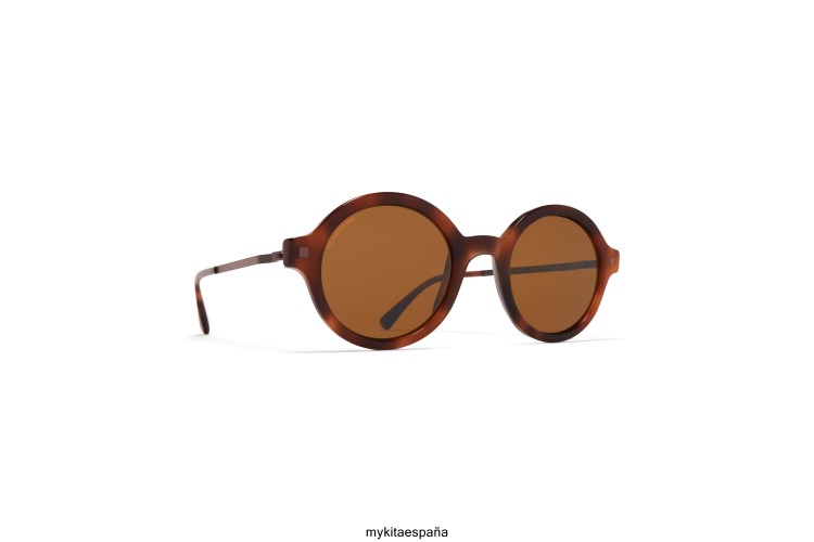 esbo montura: c86 zanzibar/mocca|lente: marrón polarizado pro ámbar ligero MYKITA ERT23176