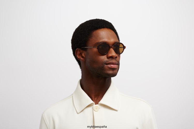 esbo montura: c86 zanzibar/mocca|lente: marrón polarizado pro ámbar ligero MYKITA ERT23176