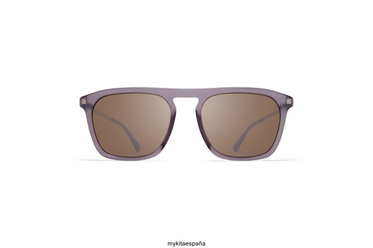 kallio montura: c100 humo mate/plata mate|lente: marrón polarizado pro hicon ligero MYKITA ERT23121