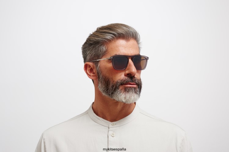 kallio montura: c100 humo mate/plata mate|lente: marrón polarizado pro hicon ligero MYKITA ERT23121
