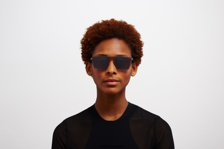 kallio montura: c100 humo mate/plata mate|lente: marrón polarizado pro hicon ligero MYKITA ERT23121