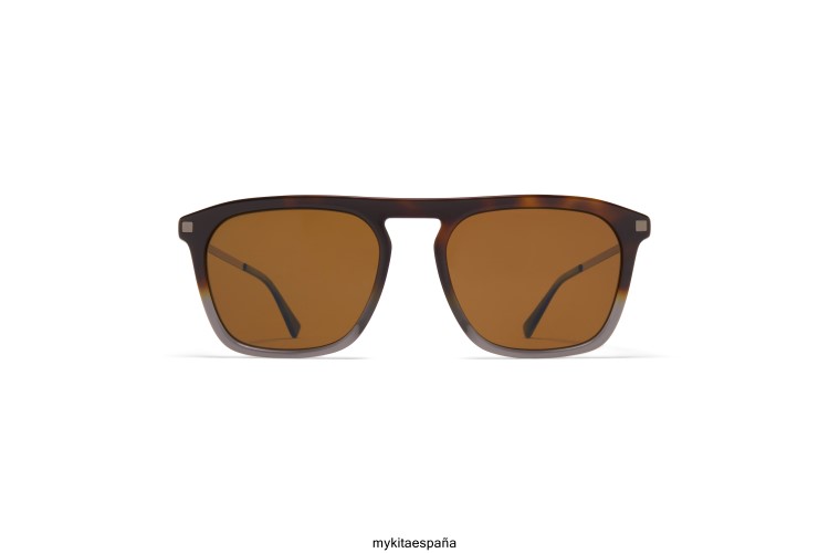 kallio montura: c9 santiago degradado/brillante gra|lente: marrón ámbar profesional polarizado ligero MYKITA ERT23122