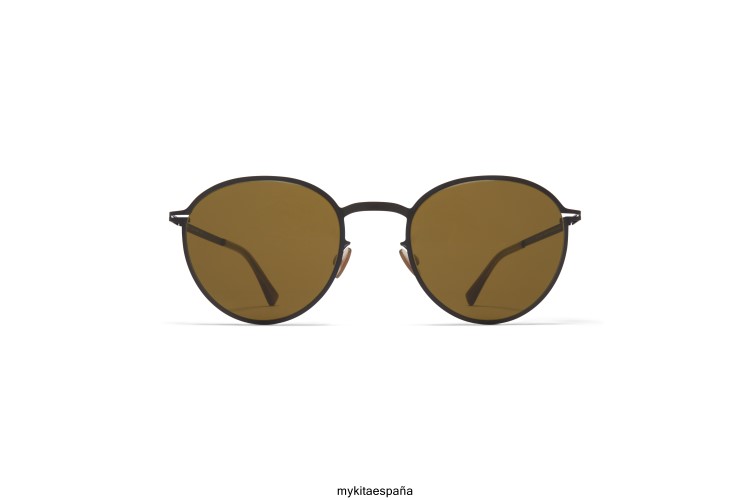 kasimir montura: negro|lente: marrón crudo sólido ligero MYKITA ERT23181