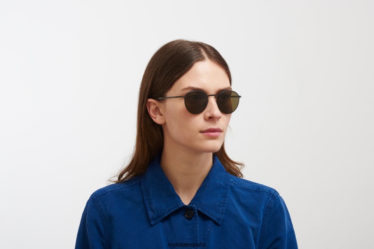 kasimir montura: negro|lente: marrón crudo sólido ligero MYKITA ERT23181